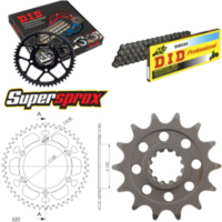 Kettensatz Alu schwarz für: HUSABERG TE 501 00-00 14-47-120 DID520 Clip