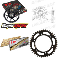 Chain Kit - ALU - black for: HUSABERG FS450 E /C 04-08/FC6 15-42-118 DID520ZVM-X(G&G) rivet