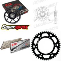 Kettensatz Alu schwarz für: HUSABERG FE650 E 03-08 15-45-114 DID520ZVM-X(S&S) Endlos