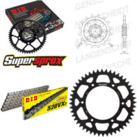 Chain Kit - ALU - black for: HUSABERG FE501 /S /E 03-04 15-48-120 DID520VX3 rivet