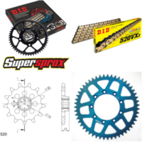 Chain Kit - ALU - blue TM Enduro 125 98-00 13-51-114 DID520VX3(G&B) endless