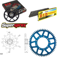 Chain Kit - ALU - blue TM Enduro 125 00-11 13-52-114 DID520 Clip