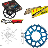Kettensatz Alu blau TM Enduro 125 00-11 13-52-114 DID520VX3(G&B) Niet