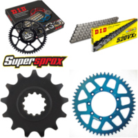 Chain Kit - ALU - blue TM Cross 125 03-12 13-51-114 DID520VX3 rivet