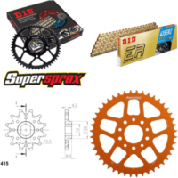 Chain Kit - ALU - orange for: KTM SX50 Pro Senior LC 02-05 11-44-102 DID415ERZ(G&G) Clip