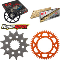 Chain Kit - ALU - orange for: KTM SX250 03-03/SX250 2T 04-15 13-48-114 DID520ZVM-X(G&G) endless