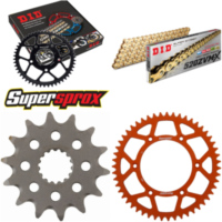 Chain Kit - ALU - orange for: KTM SX250 F 18- 14-51-118 DID520ZVM-X(G&G) rivet