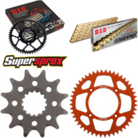 Chain Kit - ALU - orange for: KTM Freeride 13-16 12-48-110 DID520ZVM-X(G&G) rivet
