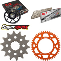 Chain Kit - ALU - orange for: KTM EGS125 98-99/EXC525 Racing 14-48-118 DID520ZVM-X(S&S) endless