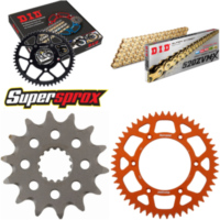 Kettensatz Alu orange für: KTM EXC250 Racing 07-15/EXC440 14-50-116 DID520ZVM-X(G&G) Niet