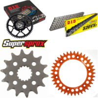 Chain Kit - ALU - orange for: KTM EXC250 F Enduro 07-15 14-38-118 DID520VX3 Clip