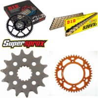 Chain Kit - ALU - orange for: KTM EXC200 Enduro 12-15/EXC250 14-45-118 DID520VX3(G&B) endless