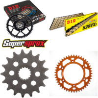 Chain Kit - ALU - orange for: KTM EGS620 LC4-E Adventurer 97 17-45-118 DID520VX3(G&B) rivet