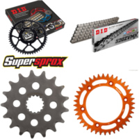 Chain Kit - ALU - orange for: KTM Supermoto Competition 625 17-40-118 DID520ZVM-X rivet