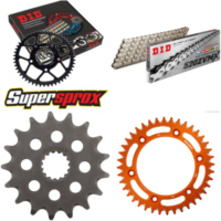 Chain Kit - ALU - orange for: KTM Supermoto Competition 625 17-40-118 DID520ZVM-X(S&S) endless