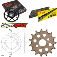 Chain Kit - ALU - black for: HONDA CR85 17``/14`` >428< 15-50-116 DID428VX Clip