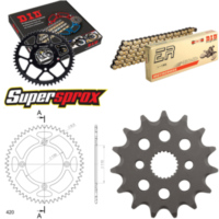 Chain Kit - ALU - black for: HONDA CR85-B 19``/16`` 05-08 15-55-124 DID420NZ3(G&B) Clip