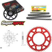 Chain Kit - ALU - red for: HONDA CR125 R 04-07 13-52-116 DID520NZ Clip