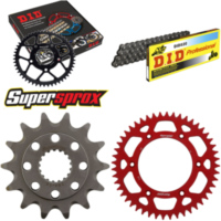 Chain Kit - ALU - red for: HONDA CR250 R 02-02 14-48-114 DID520 Clip