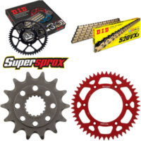 Chain Kit - ALU - red for: HONDA CR250 R 02-02 14-48-114 DID520VX3(G&B) endless