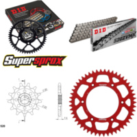 Chain Kit - ALU - red for: HONDA CRF230 F 04-08 13-50-114 DID520ZVM-X rivet