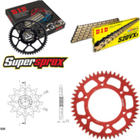 Chain Kit - ALU - red for: HONDA CRF250 R 10-13 13-49-116 DID520VX3(G&B) Clip