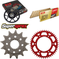 Kettensatz Alu rot für: HONDA CRF450 R 04-08 13-48-114 DID520ERT2(G&G) Clip
