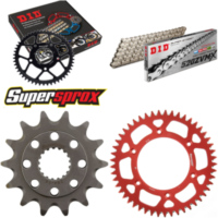 Chain Kit - ALU - red for: HONDA CR500 R 92-01 14-49-114 DID520ZVM-X(S&S) rivet