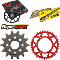 Chain Kit - ALU - red for: HONDA CR250 R 88-89 14-51-116 DID520VX3(G&B) Clip