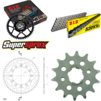 Chain Kit - ALU - black for: HONDA CL250 SC 82-83 14-51-106 DID520VX3 Clip