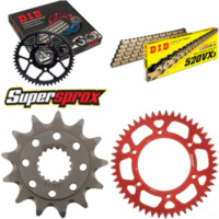 Chain Kit - ALU - red for: HONDA CRF450R 17-18 13-49-116 DID520VX3(G&B) Clip