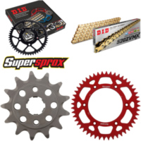 Chain Kit - ALU - red for: HONDA XR250 R 90-95 13-48-108 DID520ZVM-X(G&G) rivet