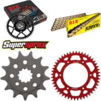 Chain Kit - ALU - red for: HONDA XR250 R 96-04 13-48-106 DID520VX3(G&B) endless