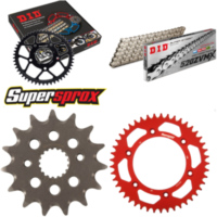 Kettensatz Alu rot für: HONDA XR400 R 96-06 15-45-108 DID520ZVM-X(S&S) Endlos