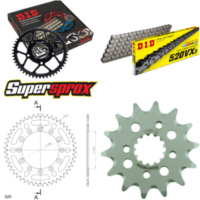 Kettensatz Alu schwarz für: HONDA XR600 R [FR] 91-00 14-48-110 DID520VX3 Niet