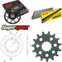 Chain Kit - ALU - black for: HONDA CBR600 F 97-98 15-43-108 DID525VX3 endless