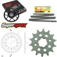 Chain Kit - ALU - black for: HONDA XR500 R 81-86/XR600 R 8 14-48-110 DID520NZ Clip