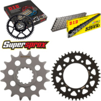 Chain Kit - ALU - black for: HONDA CBF600 /N /S 08-13 16-42-124 DID525VX3 rivet