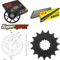 Chain Kit - ALU - black for: HONDA CB750 Sevenfifty 92-03 15-40-112 DID525VX3 rivet