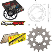 Chain Kit - ALU - black for: HONDA X-11, CB1100 SF 00-03 17-43-110 DID530VX3(G&B) rivet