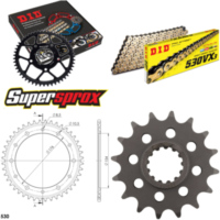 Chain Kit - ALU - black for: HONDA CB1000 R 08-15/CB1000 R 16-44-116 DID530VX3(G&B) endless