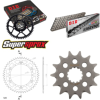 Kettensatz Alu schwarz für: YAMAHA YZ400 F 98-98 14-49-114 DID520ZVM-X Endlos