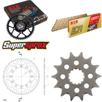 Chain Kit - ALU - blue for: YAMAHA WR450 F 03-06 14-51-116 DID520ERT2(G&G) Clip