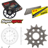 Kettensatz Alu blau für: YAMAHA YZ125 09-15/YZ250 F 01-04 13-48-114 DID520VX3 Endlos