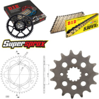 Chain Kit - ALU - black for: YAMAHA FZR600 94-99/YZF600 R 15-47-108 DID530VX3(G&B) rivet