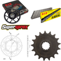 Chain Kit - ALU - black for: YAMAHA YZF750 R7 99-00 17-43-118 DID530VX3 rivet