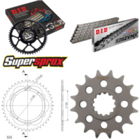 Chain Kit - ALU - black for: YAMAHA TDM900 02-15 16-42-118 DID525ZVM-X rivet