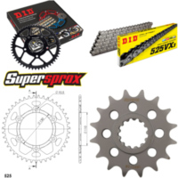 Chain Kit - ALU - black for: YAMAHA MT-10 /ABS 16- 16-43-114 DID525VX3 endless