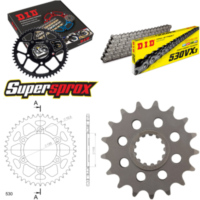 Kettensatz Alu schwarz für: YAMAHA YZF1000 R1 06-08 17-45-118 DID530VX3 Niet
