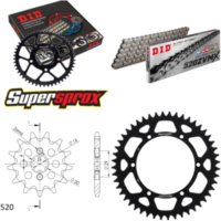 Chain Kit - ALU - black for: KAWASAKI KX125 90-91 12-48-112 DID520ZVM-X endless